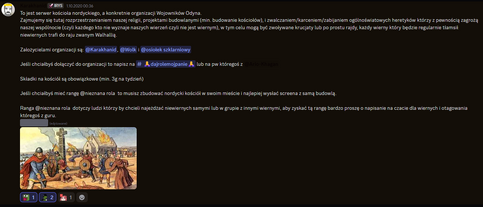 Powstanie zakonu nordyckiego jak i jego struktury