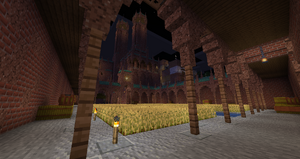 widok z wnętrza Robciowej Cytadeli Pieśni